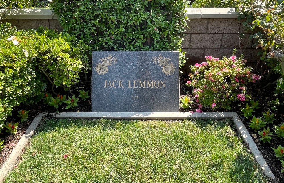Hollywood celebrity cemetery: Jack Lemmon