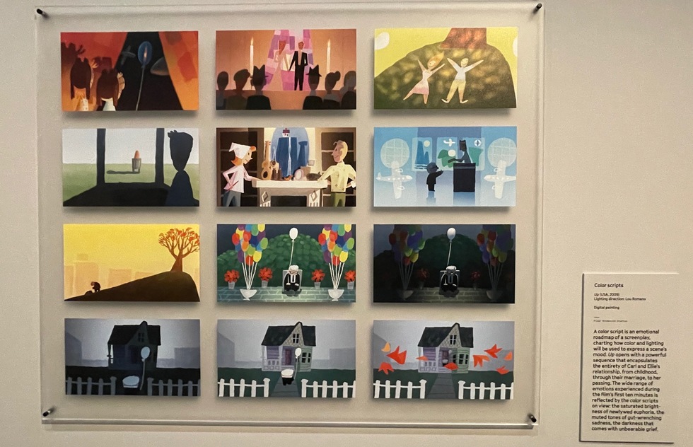 Academy Museum of Motion Pictures: Up color script