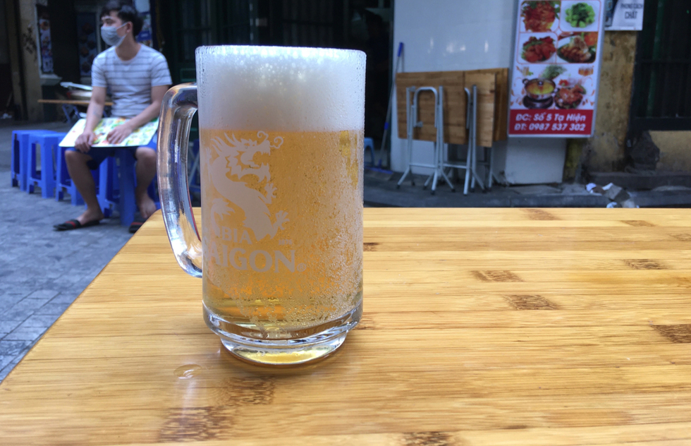 Beer in Hanoi, Vietnam