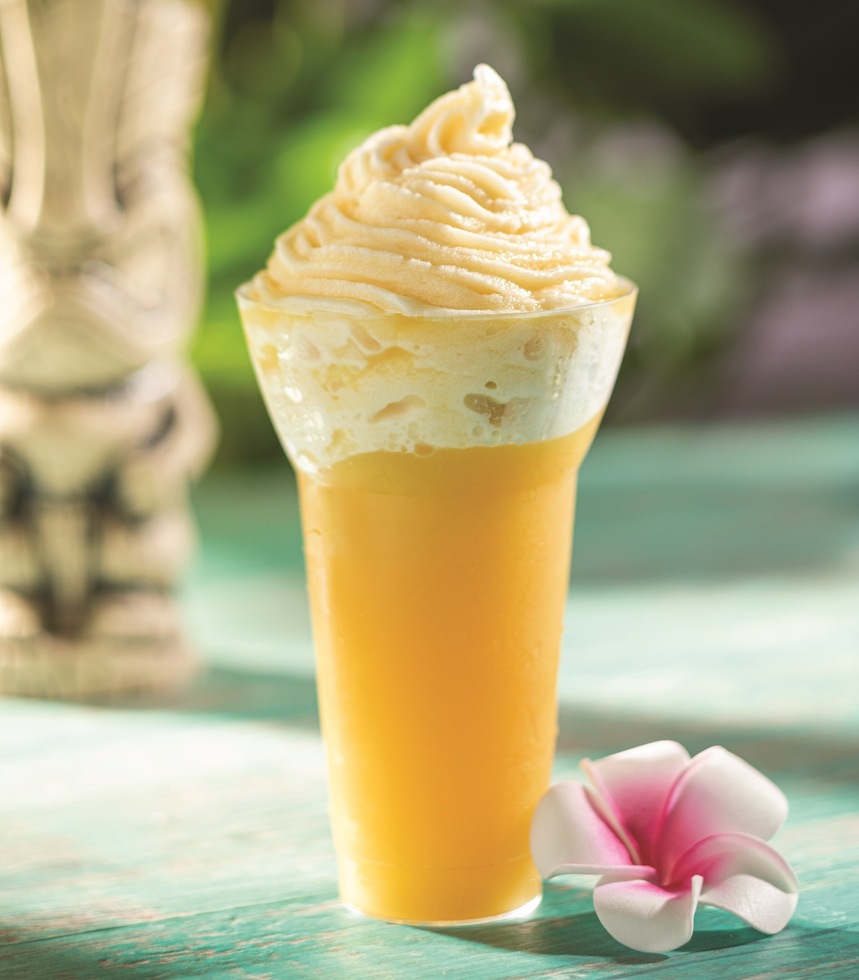 Beverage recipes from the Disney Parks: Dole Whip Float from Aloha Isle at Magic Kingdom