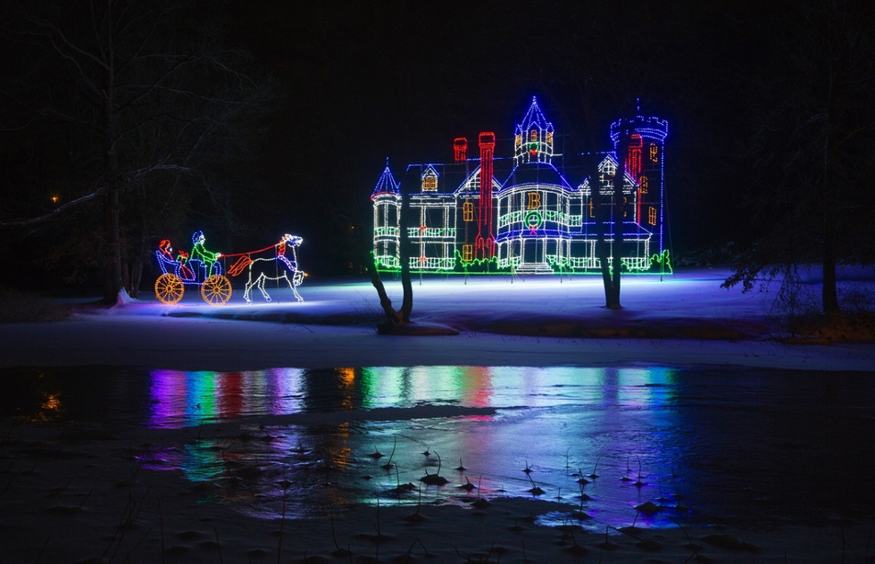 Bright Nights at Forest Park in Springfield, Massachusetts