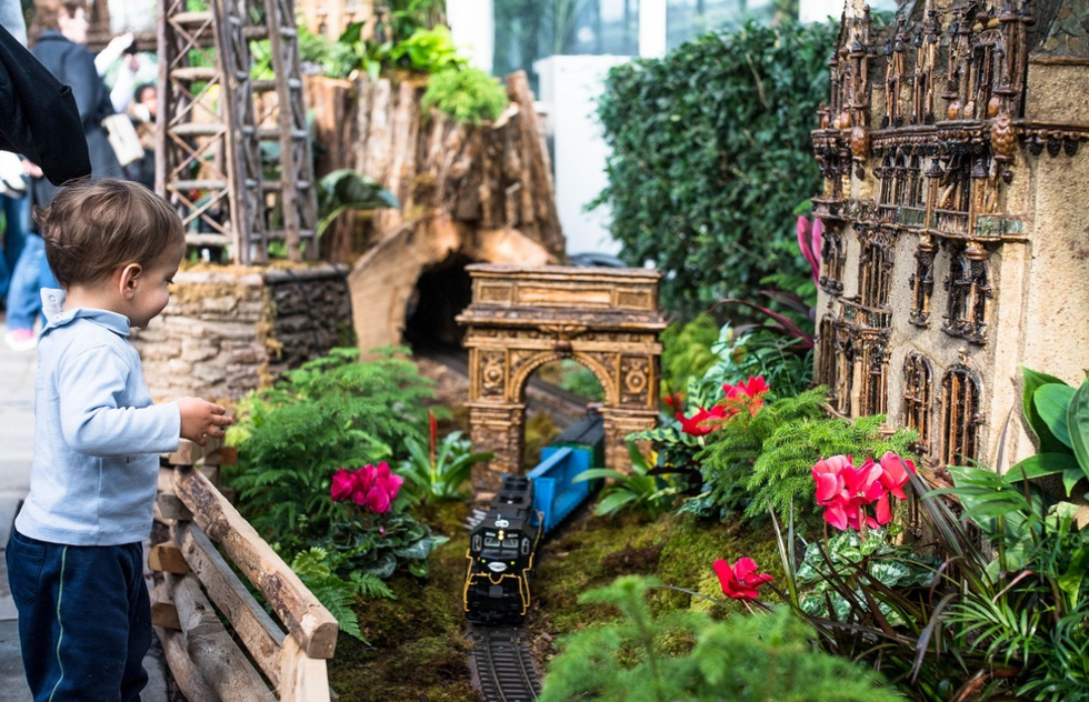 Holiday Train Show at the New York Botanical Garden in New York City