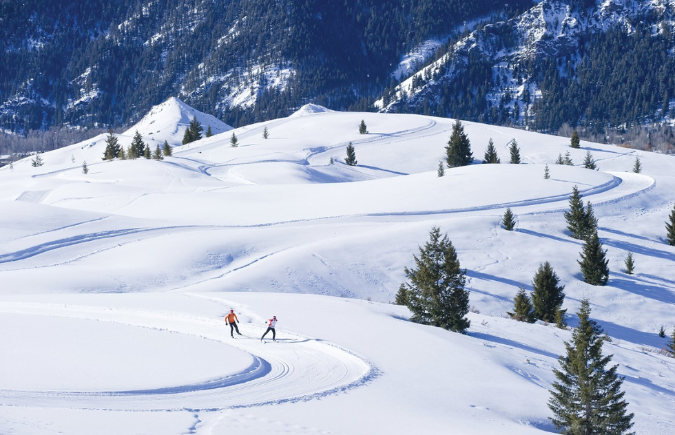 Nordic skiing in Sun Valley, Idaho