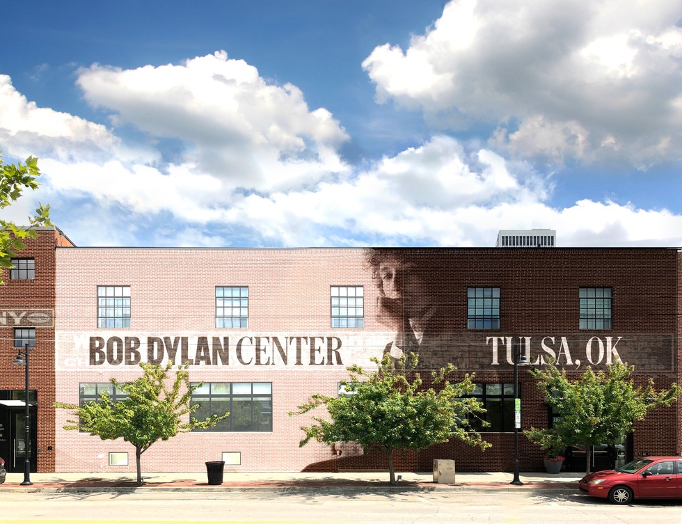 The Best Places to Go in the United States in 2022: The exterior of the Bob Dylan Center in Oklahoma 