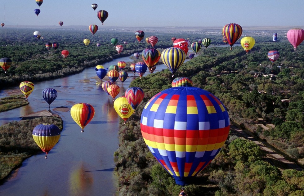 Vacation ideas for families in the American Southwest: Hot Air Ballooning, New Mexico 