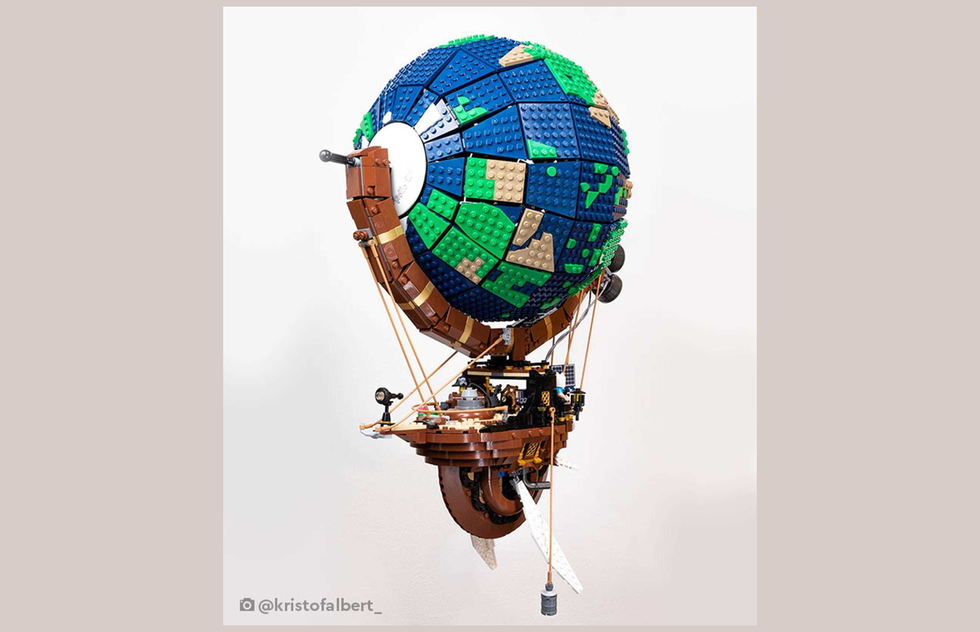 Make the World Your Own—This New Lego Globe Actually Spins