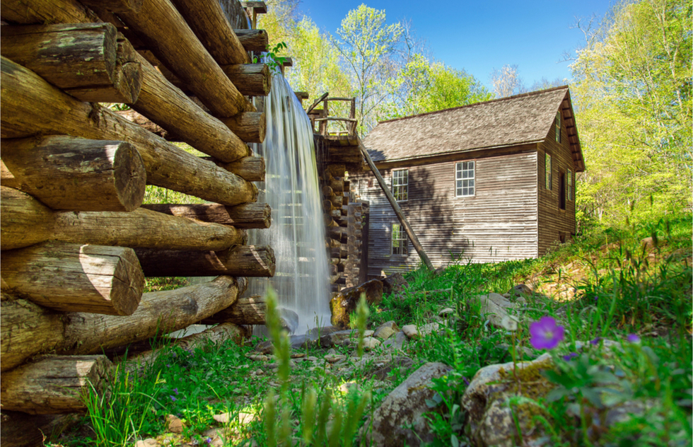 Great National Parks for Spring Vacations: Mingus Mill at Great Smoky Mountains National Park.
