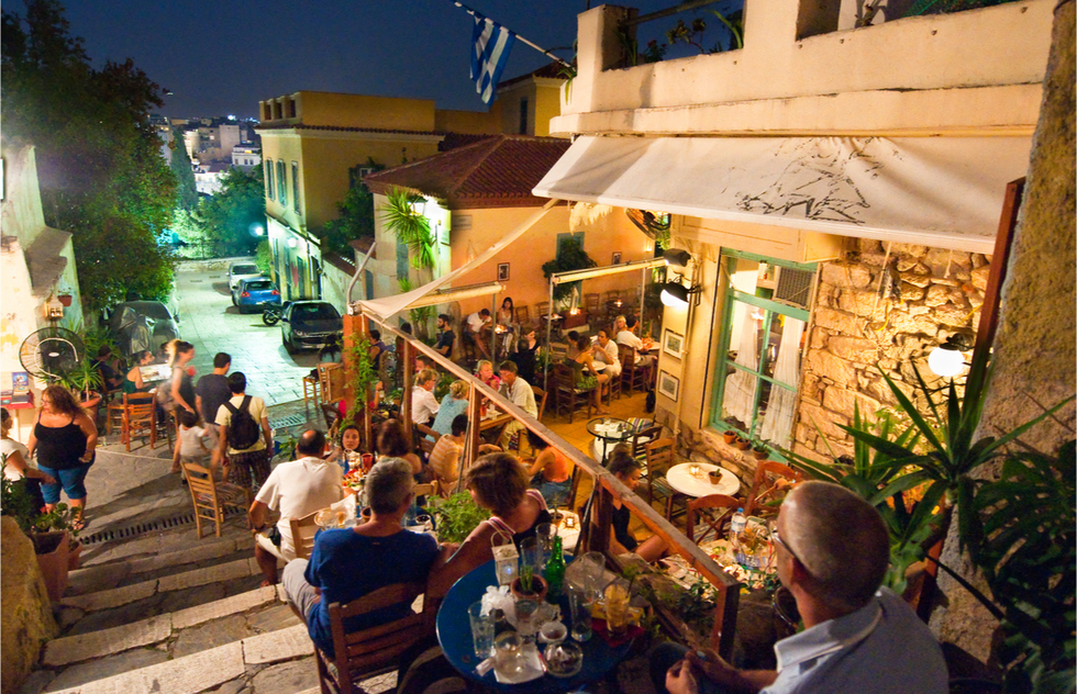 The Plaka in Athens