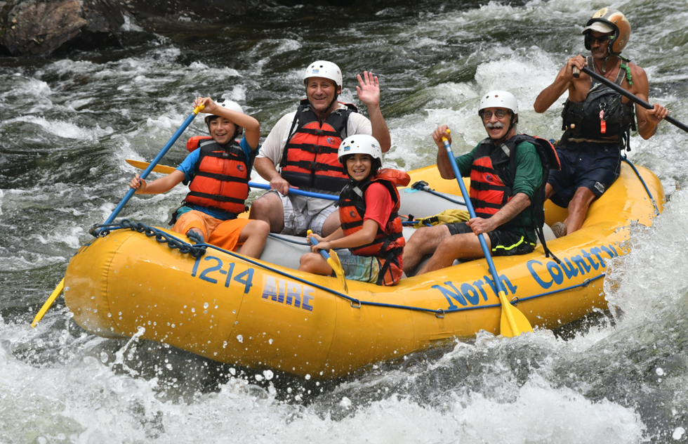Kennebec River rafting in Maine