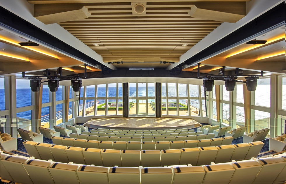 The Aula Theater aboard the Viking Octantis