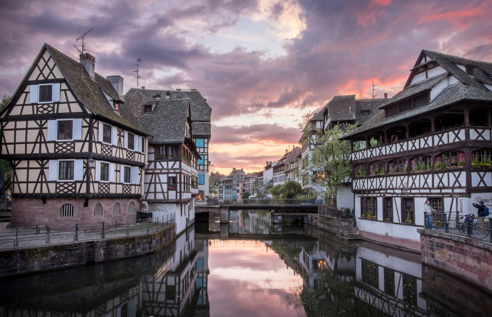 Little France district in Strasbourg, France