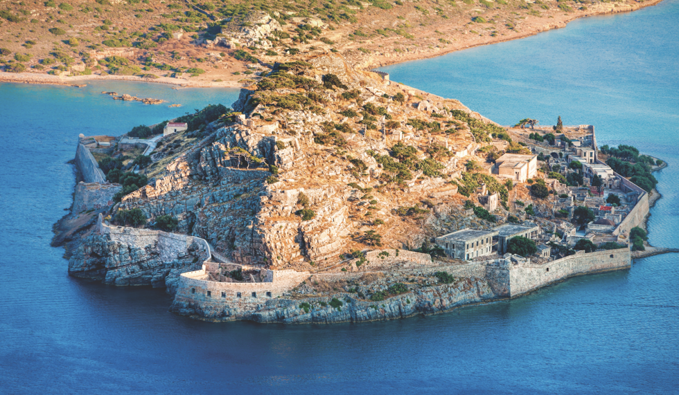 Spinalonga off the Greek island of Crete