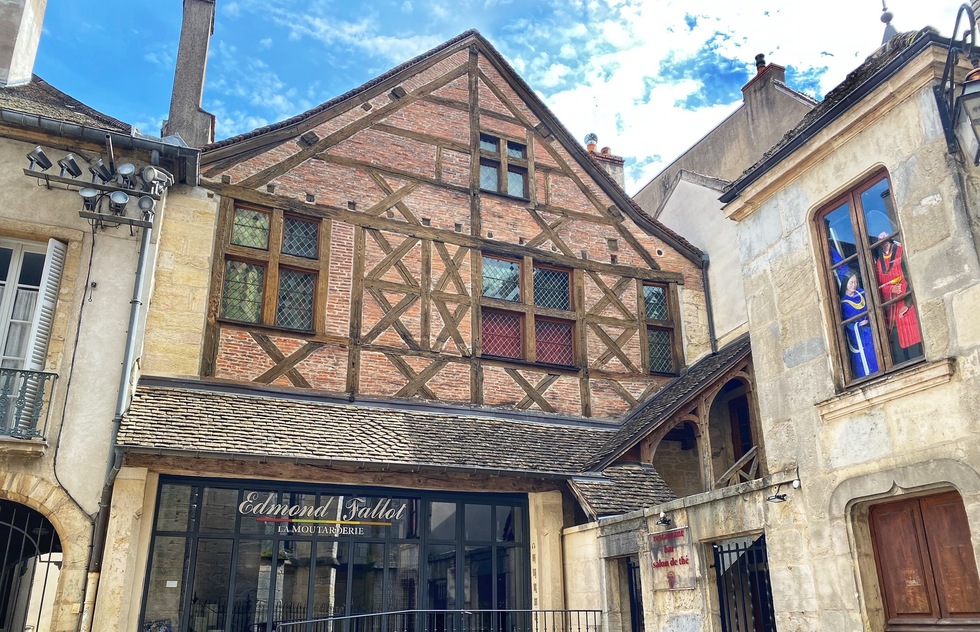 A Medieval-era half timber building in Dijon. 