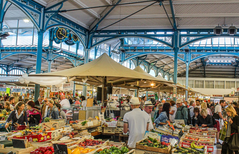 How to See the Best of Dijon: The covered market in Dijon