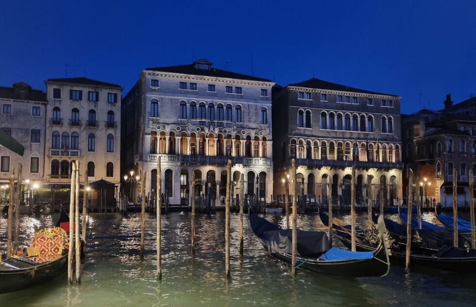 Nighttime in Venice, Italy