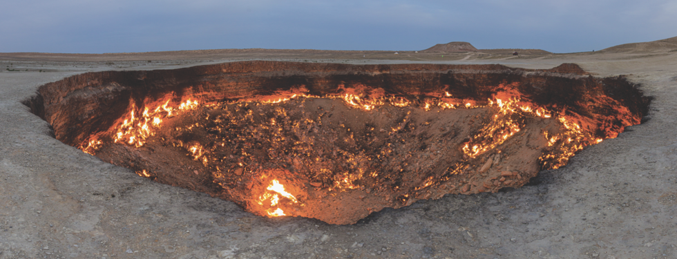 Unsolved mystery: Darvaza gas crater in Turkmenistan