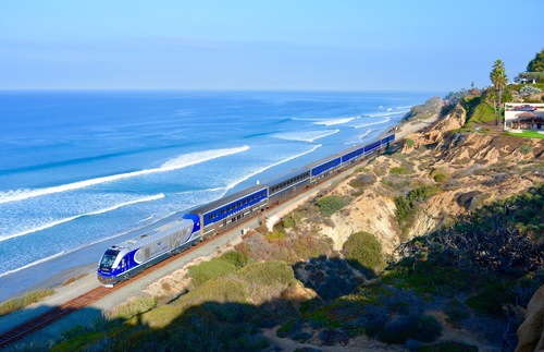 Pacific Surfliner Train Back on Track in California—with Free Disneyland Shuttle