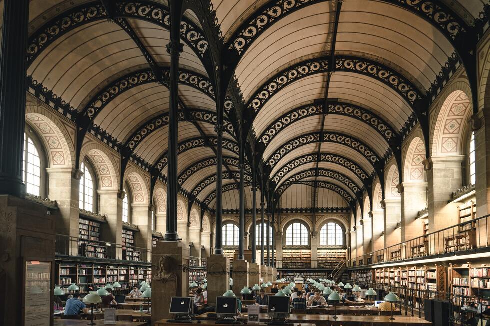 Literary Paris tour: The Sorbonne's Sainte-Geneviève Library in Paris