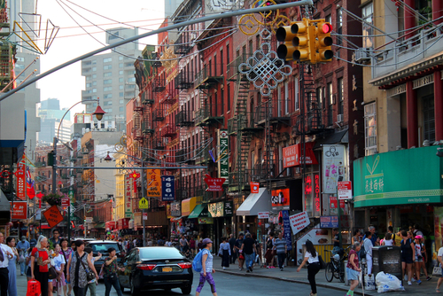 Chinatown in Manhattant