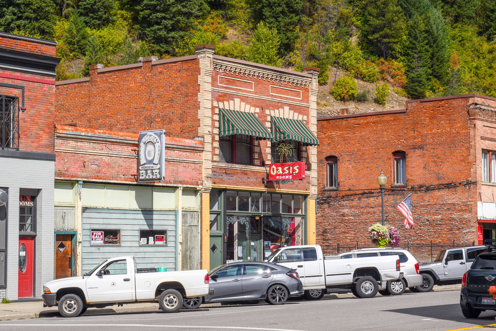 The Old West town of Wallace is the second stop on our north-to-south Idaho roadtrip