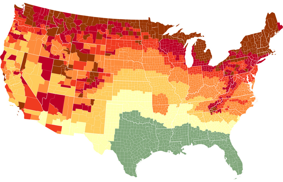 This Fall Foliage Prediction Map for 2023 Shows When Leaves Hit Peak Color | Frommer's