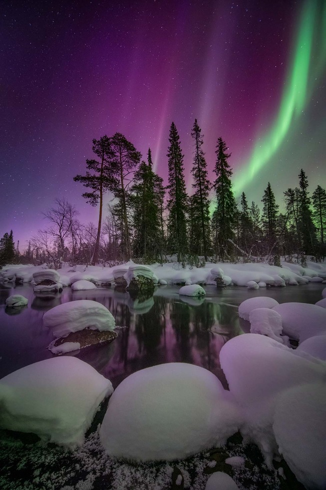 Pics of the northern lights: Kola Peninsula, Russia