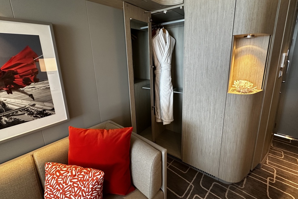 Celebrity Ascent cruise review: oceanview stateroom with infinite veranda