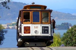 San Francisco cable car, San Francisco, California.