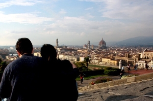 View of Florence from the Piazzale Michelangelo.