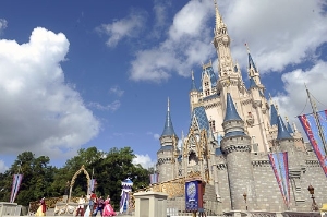 Cinderella Castle at Walt Disney World, Orlando, Florida.