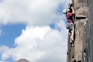 A rock climber in southwestern Colorado. Courtesy Matt Inden/Weaver Multimedia Group