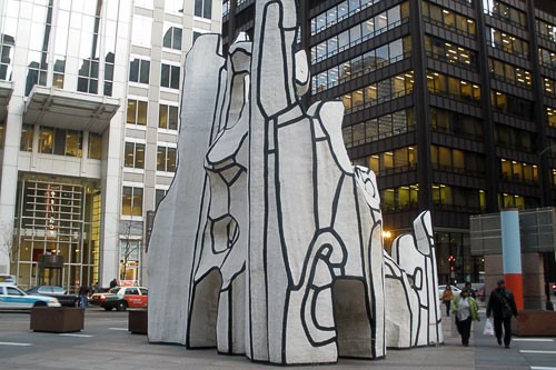 Dubuffet's "Monument with Standing Beast," Chicago, IL.