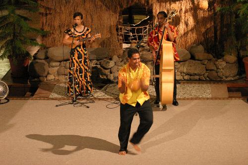 Hula show at the Bishop Museum, Honolulu.