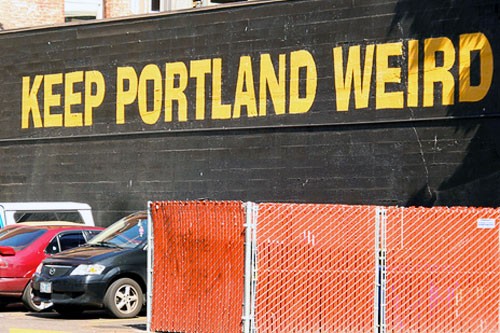 Portland's favorite slogan.