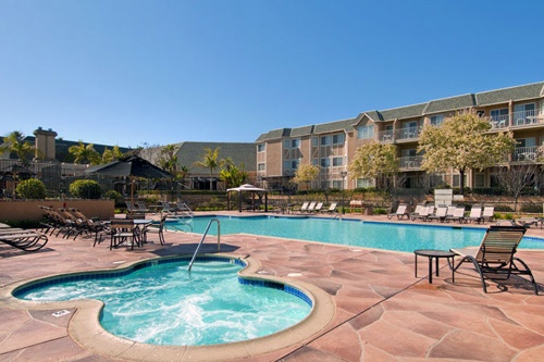 The pool at the San Diego Del Mar Hilton. Photo: Courtesy of the San Diego Del Mar Hilton