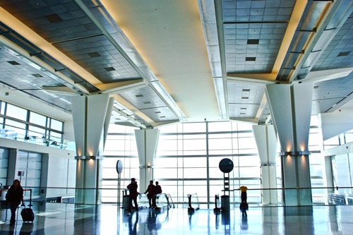 The international terminal at San Francisco International Airport.