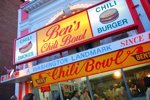 Ben's Chili Bowl restaurant, Washington, D.C.