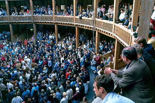 Shakespeare's Globe Theatre has been reconstructed on London's Bankside, located just 200 yards from the site of the original building.