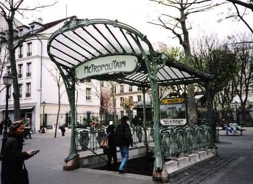 Montparnasse subway stop