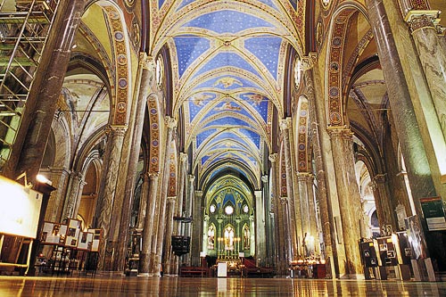 Inside the Santa Maria Sopra Minerva, Rome