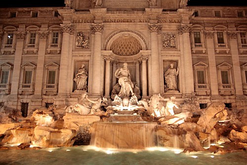 Neptune is the central figure in Rome's Trevi Fountain.
