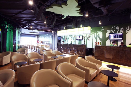Rainforest Lounge inside Changi International Airport, Singapore. Photo courtesy Changi Airport Group.