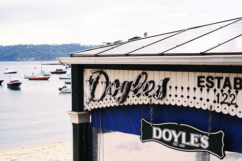 Doyles Fish Restaurant in Watsons Bay, Sydney.