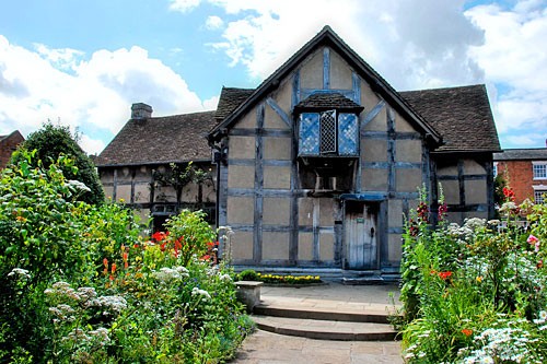 Shakespeare's birthplace in Stratford.