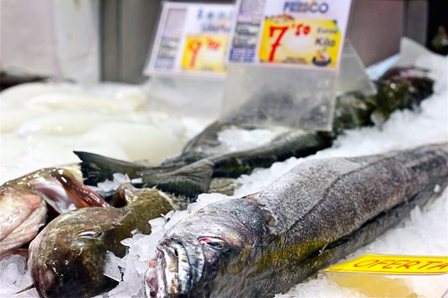 Finds from the Mediterranean Sea and Albufera lagoon abound at Valencia's expansive Mercado Central.