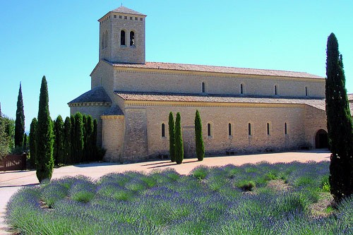Abbey Sainte Madeleine near Beaumes-de-Venise in Vaucluse, France