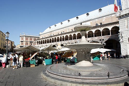 Piazza delle Erbe and Piazza della Frutta host one of Italy's largest outdoor markets.