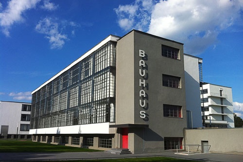 Bauhaus school in Dessau, Germany.