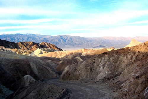 Hiking in Golden Canyon, Death Valley National Park