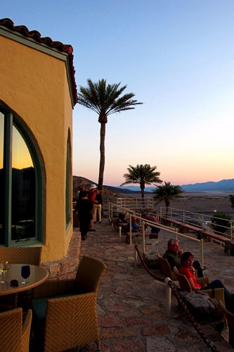 Catch the sunset at the Inn at The Oasis at Death Valley